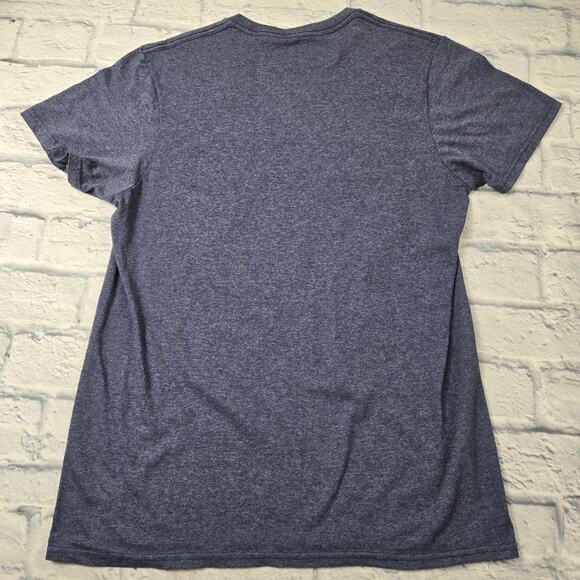 Netflix Squid Game Graphic T-shirt Masked Markers Hierarchy sz Med Heather Blue - Picture 8 of 8